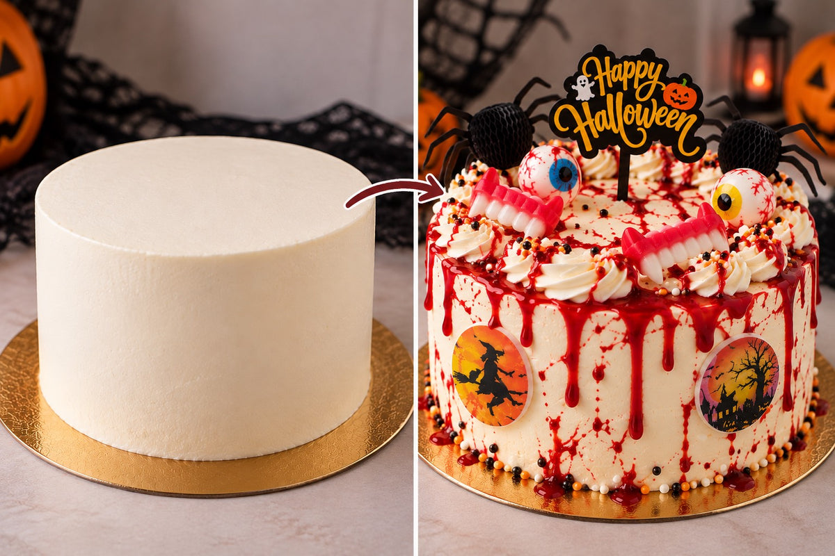 DIY Csináld magad Halloween torta