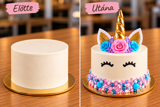 DIY Csináld magad unikornis torta