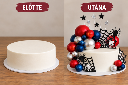 DIY Csináld magad Pókemberes torta