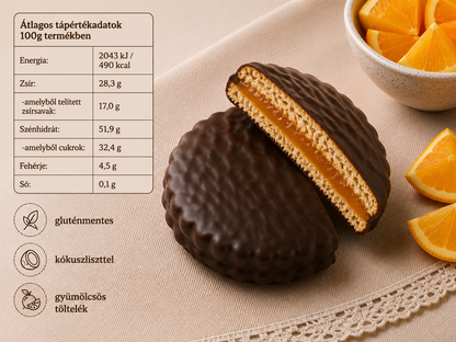 Gluténmentes Isler narancslakvárral