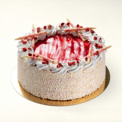 Joghurtos málna torta